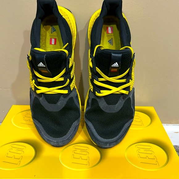 These are adidas ultra boost Lego collab! A fun comfy shoe. - Picture 4 of 5